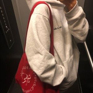 Light grey SPORTY AND RICH hoodie - rare unisex